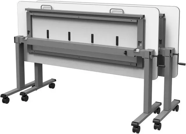 Alt view image 2 of 20 - Luxor STAND-NESTC-72 is a 72" Adjustable flip top Table wih a Crank Handle