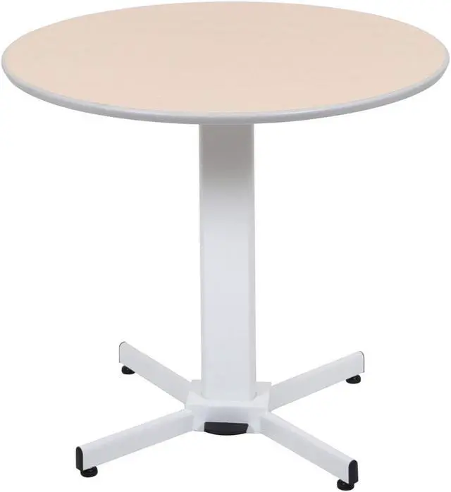 Alt view image 2 of 18 - Luxor Pneumatic Adjustable Multi-Functional Round Pedestal Table