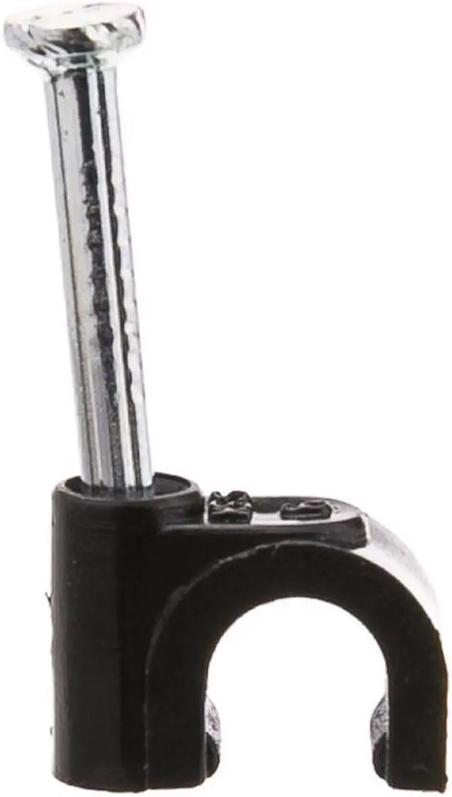 Alt view image 3 of 4 - Cable-Clip Black RG59 (100 pieces per bag)
