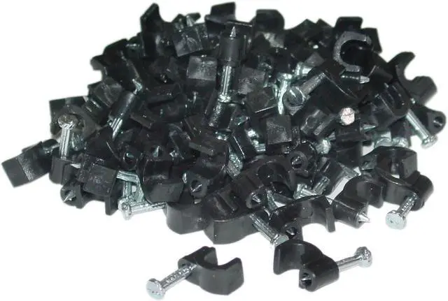 Alt view image 4 of 4 - Cable-Clip Black RG59 (100 pieces per bag)