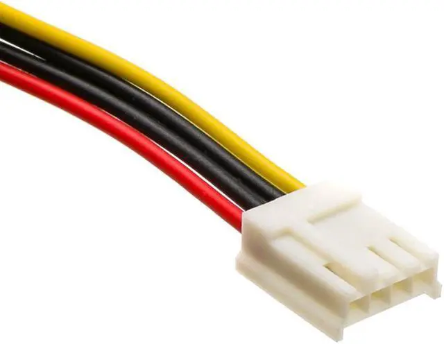 Alt view image 2 of 5 - Cable Wholesale 4 Pin Molex to Floppy Power Cable, 5.25 inch Male to 3.5 inch Female, 6 inch