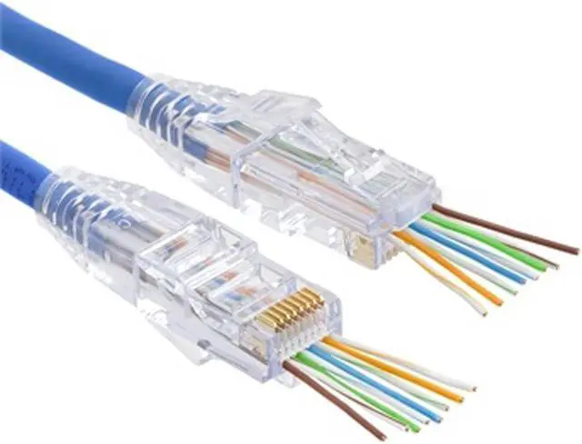 Alt view image 7 of 13 - Platinum Tools EZ-RJ45 Cat5e Connector (50 Pack) (100003C)