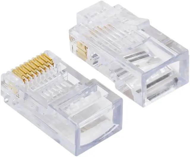 Alt view image 6 of 13 - Platinum Tools EZ-RJ45 Cat5e Connector (50 Pack) (100003C)