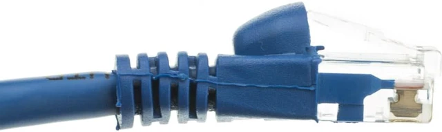 Alt view image 4 of 7 - CableWholesale 10X6-06135 Cat5e Blue Ethernet Patch Cable Snagless Molded Boot 35 foot