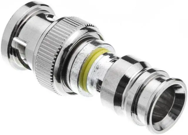 Alt view image 2 of 6 - RG59 BNC Compression Connector (Yellow Band) (10pcs/bag)