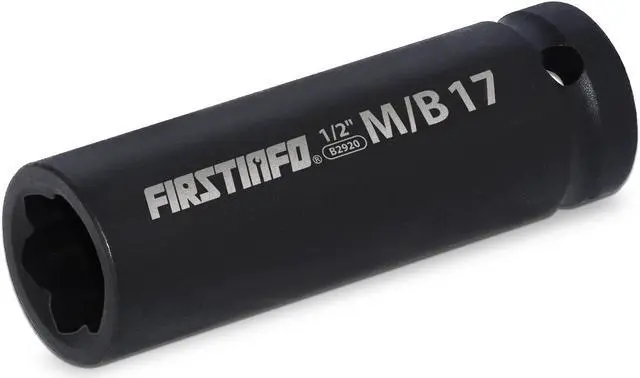 Main image of FIRSTINFO Protective Lug Nut Socket for Mercedes Benz Vehicles with 17mm Convex, Flower Head Lug Nuts