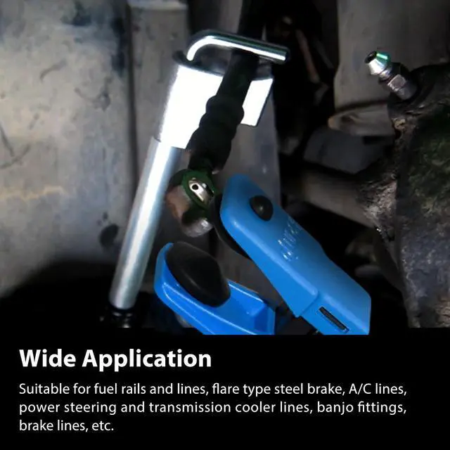 Alt view image 3 of 6 - FIRSTINFO Banjo, 3/8, 5/16, 1/2 Auto Steel Line Stopper Kit Fluid Stopper Set for Fuel Rail Hose, A/C Line, Brake Line, Banjo Fitting