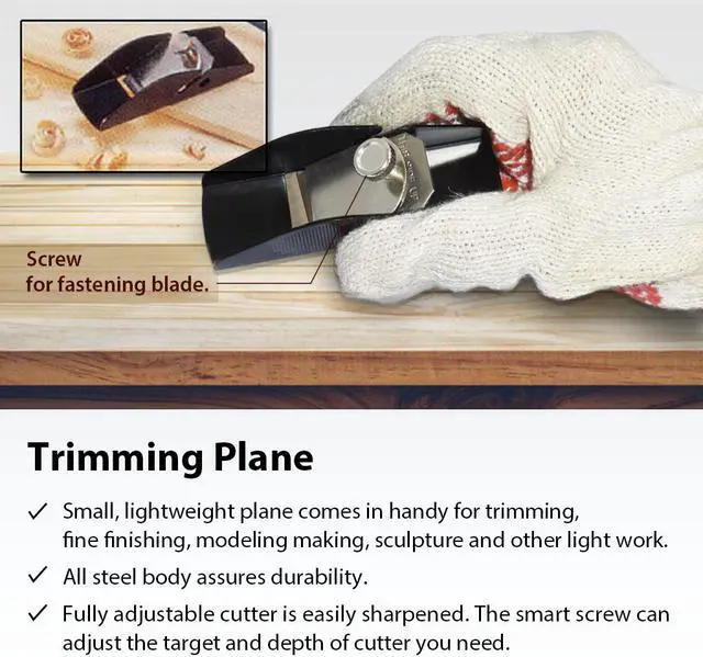 Alt view image 3 of 6 - FIRSTINFO Mini Hacksaw Hand Saw and Aluminum Miter / Thin Slot Small Miter Box Slot Angles 45, 90, 135 Degree with Trimming Planer Kit