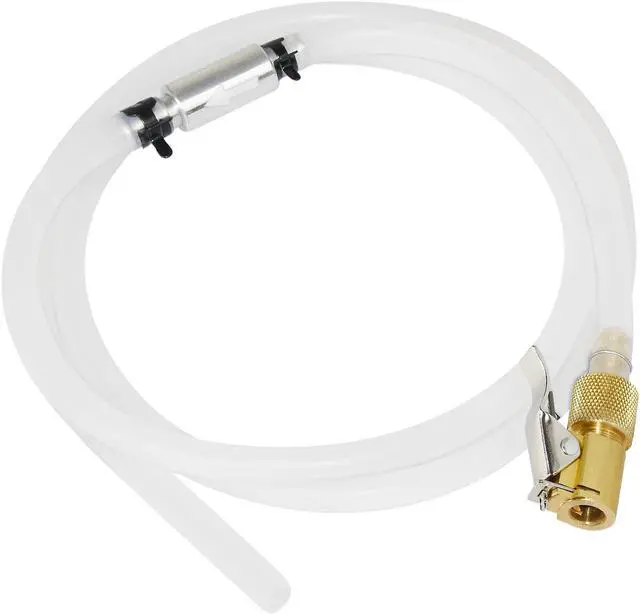 Main image of FIRSTINFO Hydraulic Brake Bleeder Tool, Lockable Brake Fluid Bleeder Hose with Non-Return Check Valve