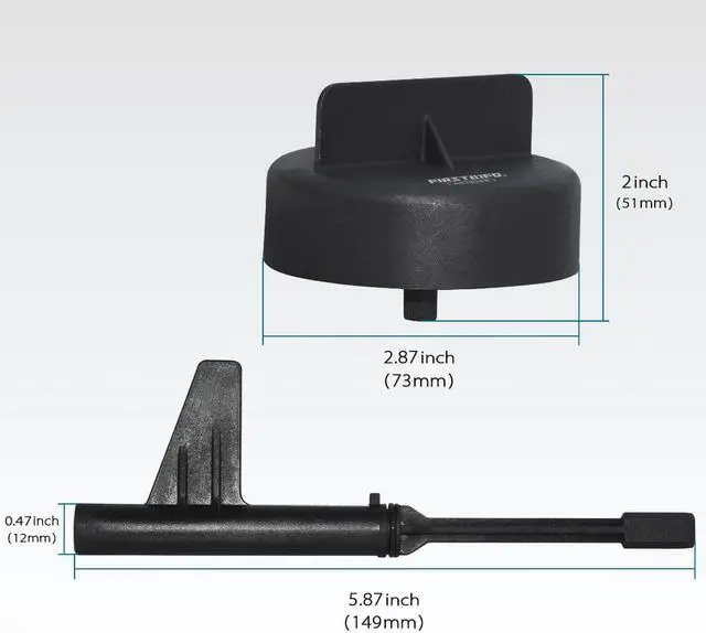 Alt view image 5 of 5 - FIRSTINFO Transmission Fluid Filling Tool, 2 Pcs ATF Drainer Set (Cup-Type & Stick-Type Drainer) for Mercedes 9G Tronic Transmissions
