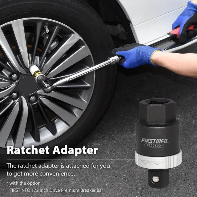 Alt view image 3 of 6 - FIRSINFO 1/2 Inch Drive Ratchet Adapter- 24T,Reversible, Made in Taiwan