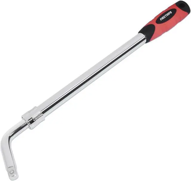 Main image of FIRSTINFO 1/2 Inch Drive Heavy Duty High Torque Extendable Wheel Lug Wrench, Professional Car Tire Repair Tools