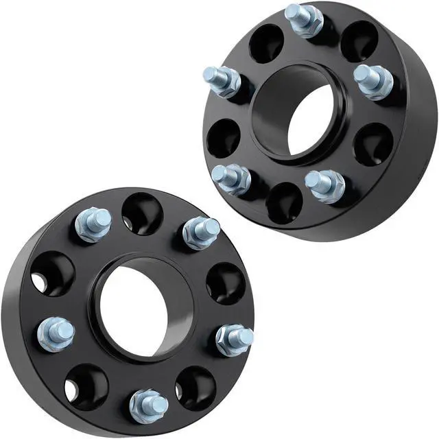 Alt view image 11 of 11 - RockTrix 2 inch Hubcentric 5x5 to 5x5 Wheel Spacers (71.5mm Bore, 1/2x20 Studs) Compatible with Jeep 99-10 Grand Cherokee WJ WK, 07-18 Wrangler JK JKU, 06-10 Commander XK - Black 50mm 5x127 2pcs