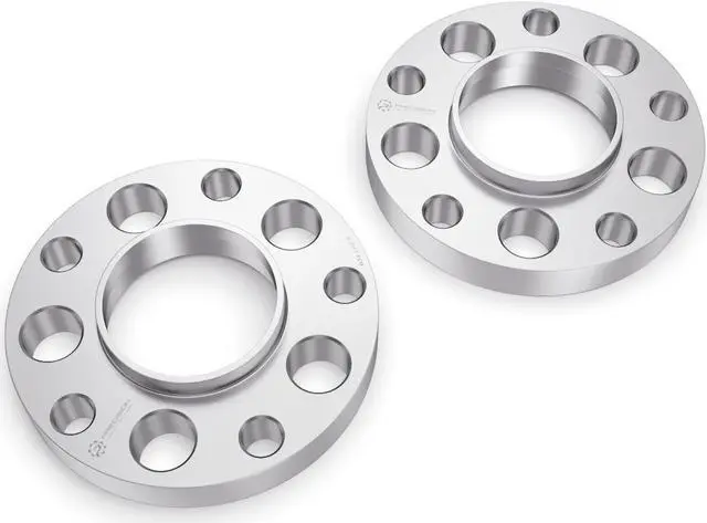Alt view image 5 of 5 - StanceMagic - 15mm Hubcentric 5x130 Wheel Spacers (71.6mm Bore, With Lip) Compatible with Porsche Boxster 911 Carrera Cayman Cayenne Panarema Taycan - 2pcs, Silver