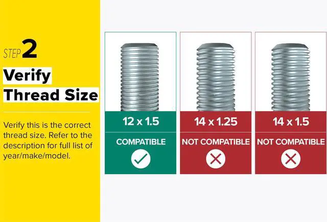 Alt view image 9 of 10 - 10pcs Silver 12x1.5 Lug Bolts (26mm Shank Length, Cone Seat) OEM Length - Compatible with BMW 128i 135i 318i 320i 325i 328i 335i M3 525i 528i 530i 535i M5 Z3 Z4 E36 E46 E60 E90 E92 E93
