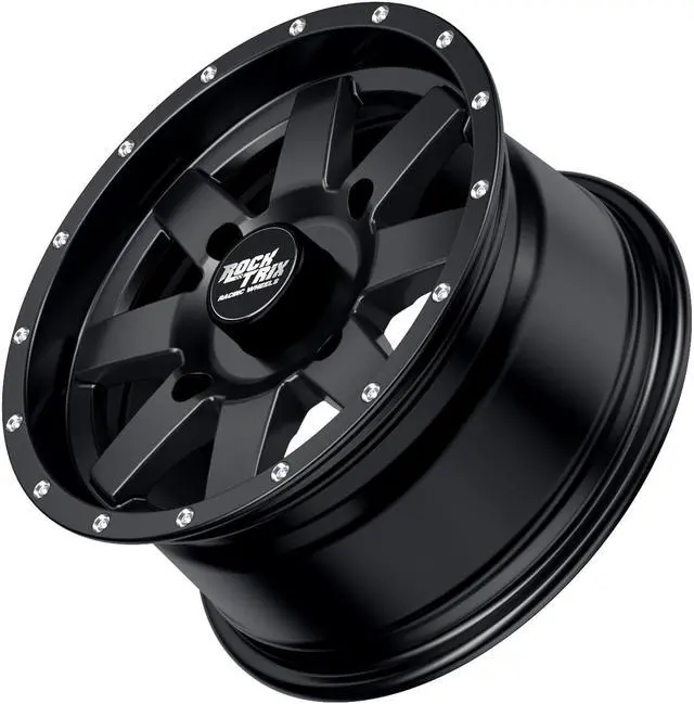 Alt view image 7 of 7 - RockTrix RT106 4pc 14in ATV Wheels 4x110 Rims, 14x7, 5+2 Offset, For ATV UTV with IRS (Independent Rear Suspension), Compatible with Honda Kawasaki Yamaha Suzuki 4/110 (Set of 4)