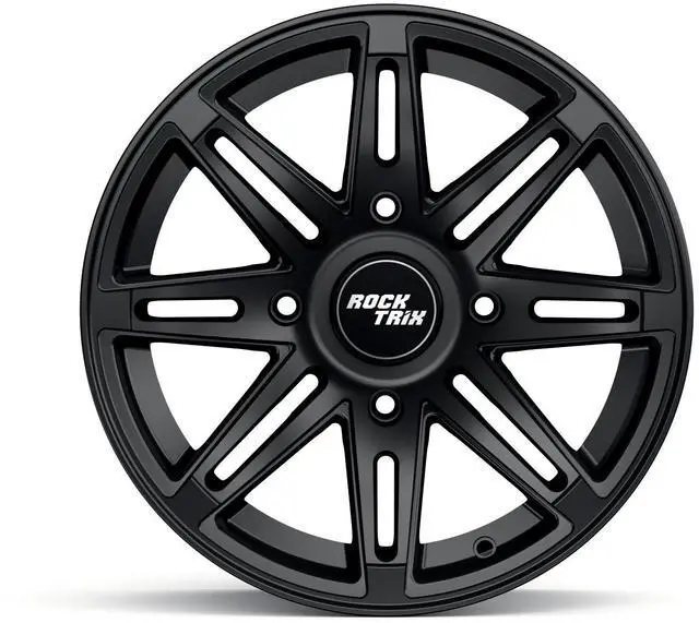 Alt view image 5 of 7 - RockTrix RT103 14in ATV Wheel Rim 14x7 Matte Black, 4x156 Bolt Pattern, 4+3 offset, Compatible with Polaris Sportsman RZR Ranger (4/156)