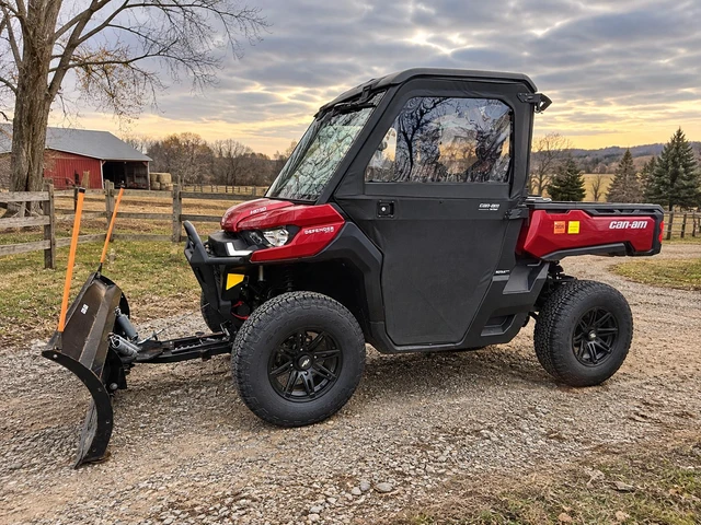 Alt view image 6 of 7 - RockTrix RT103 14in ATV Wheels Rims 14x7 Matte Black 4x137, 5+2 Offset, Compatible with Bombardier Outlander CanAm Can-Am Can Am Commander Maverick Renegade Kawasaki 4/137 (Set of 4)