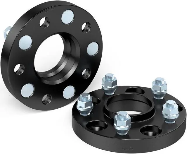 Alt view image 4 of 13 - StanceMagic - 25mm (1 inch) Hubcentric Wheel Spacers (5x100, 56.1mm bore, 12x1.25 Studs) Compatible with Scion FRS FR-S BRZ Baja Forester WRX Impreza Legacy Outback Saab 9-2x - Black 2pcs