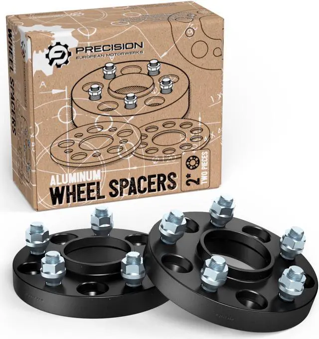 Main image of StanceMagic - 25mm (1 inch) Hubcentric Wheel Spacers (5x100, 56.1mm bore, 12x1.25 Studs) Compatible with Scion FRS FR-S BRZ Baja Forester WRX Impreza Legacy Outback Saab 9-2x - Black 2pcs