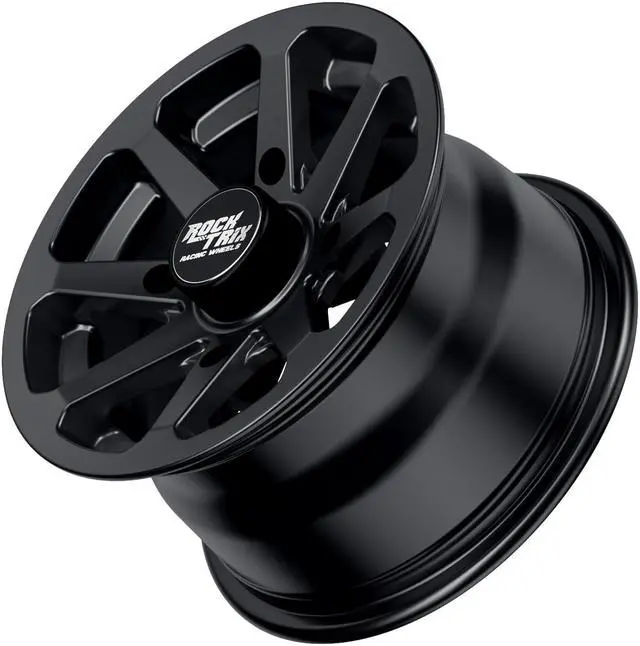 Alt view image 6 of 7 - RockTrix RT102 12in ATV Wheels 4x110 Rims, 12x7, 5+2 F and 2+5 R Offset, Includes 10x1.25 Lug Nuts - Compatible with SRA Honda Foreman 400 450 500, Rancher 350 400 420 Solid Rear Axle (Set of 4)