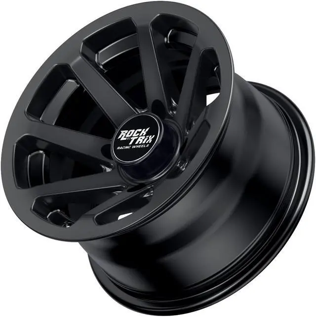 Alt view image 7 of 7 - RockTrix RT102 12in ATV Wheels 4x110 Rims, 12x7, 5+2 F and 2+5 R Offset, Includes 10x1.25 Lug Nuts - Compatible with SRA Honda Foreman 400 450 500, Rancher 350 400 420 Solid Rear Axle (Set of 4)