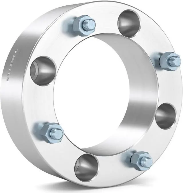 Alt view image 7 of 7 - RockTrix - 2 inch ATV Wheel Spacers (4x137, 110mm Bore, 10x1.25 Studs and Cone Seat Nuts) Compatible with Kawasaki Can-Am Bombardier (Read Listing for Year Model) UTV Silver V3 50mm 4pcs