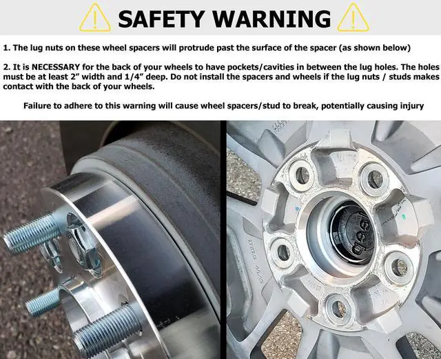 Alt view image 3 of 12 - StanceMagic - 20mm (0.75 inch) Hubcentric 5x114.3 Wheel Spacers (66.1mm bore, 12x1.25 Studs) Compatible with Nissan Infiniti Vehicles (Check your Year and Model in Description) - Silver 66.2mm 2pcs