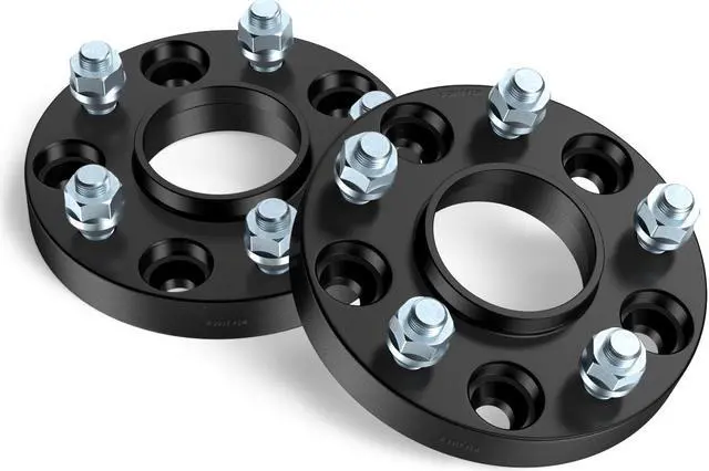 Alt view image 3 of 13 - StanceMagic - 25mm (1 inch) Hubcentric Wheel Spacers (5x100, 56.1mm bore, 12x1.25 Studs) Compatible with Scion FRS FR-S BRZ Baja Forester WRX Impreza Legacy Outback Saab 9-2x - Black 2pcs