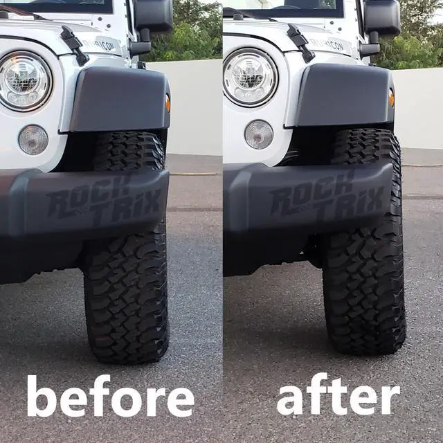 Alt view image 6 of 11 - RockTrix 2 inch Hubcentric 5x5 to 5x5 Wheel Spacers (71.5mm Bore, 1/2x20 Studs) Compatible with Jeep 99-10 Grand Cherokee WJ WK, 07-18 Wrangler JK JKU, 06-10 Commander XK - Black 50mm 5x127 2pcs