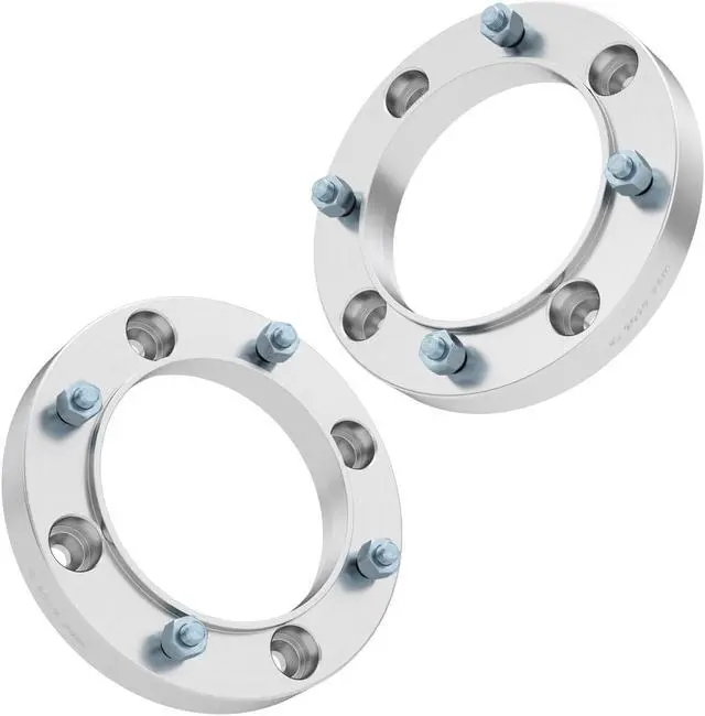 Alt view image 5 of 9 - RockTrix - 1 inch ATV Wheel Spacers (4x156, 3/8x24 Studs, Cone Seat Nuts) Compatible with Select Polaris and Kawasaki (Read Listing for Year Model Info) UTV Silver V3 25mm 2pcs