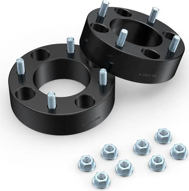 Alt view image 5 of 7 - RockTrix - 1.5 inch ATV Wheel Spacers (4x110, 74mm Bore, 10x1.25 Studs Nuts) Compatible with Honda Yamaha Suzuki Bombardier (Read Listing for Year Model Info) UTV V1 38mm Black 4pcs