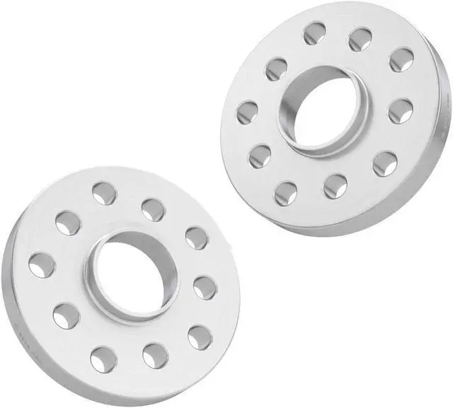 Alt view image 5 of 9 - 25mm (1 inch) Hubcentric Wheel Spacers (5x112 and 5x100, 57.1mm Bore) Compatible with Audi TT A3 A4 A6 A8 S4 S6 S8 Volkswagen Jetta Golf GTI R32 Corrado Beetle EOS CC - Silver 2pcs