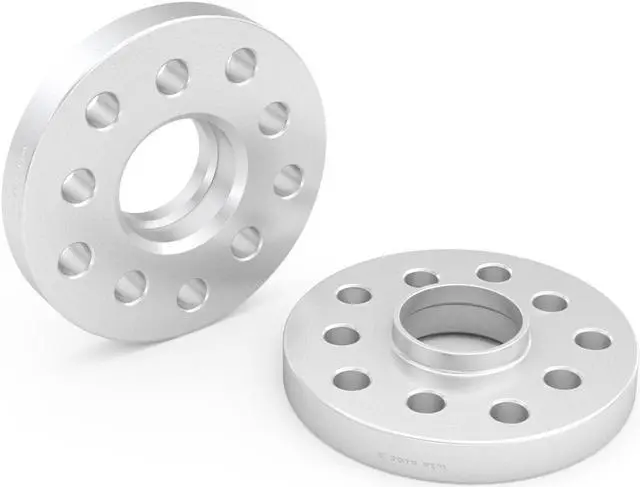 Alt view image 6 of 9 - 25mm (1 inch) Hubcentric Wheel Spacers (5x112 and 5x100, 57.1mm Bore) Compatible with Audi TT A3 A4 A6 A8 S4 S6 S8 Volkswagen Jetta Golf GTI R32 Corrado Beetle EOS CC - Silver 2pcs