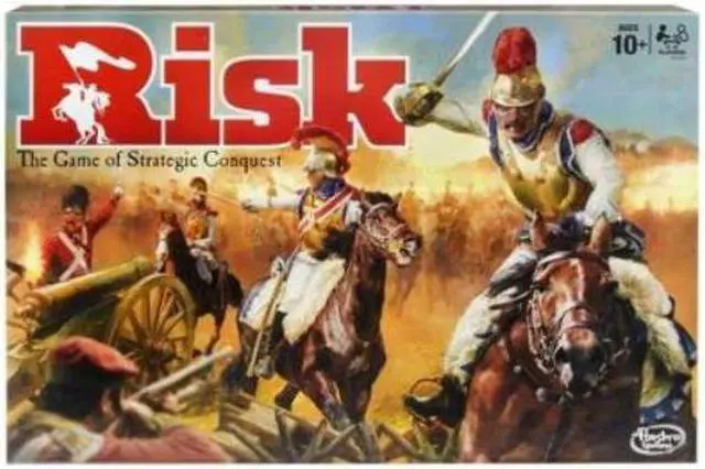 Alt view image 3 of 8 - Hasbro Gaming Risk The Game of Strategic Conquest Classic Board Game