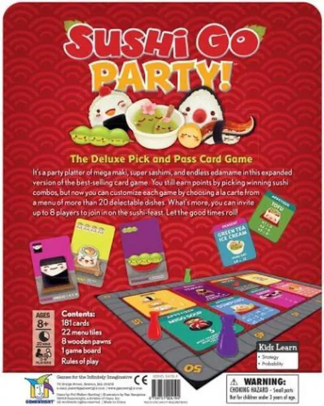 Alt view image 7 of 17 - Sushi Go Party Game by Ceaco