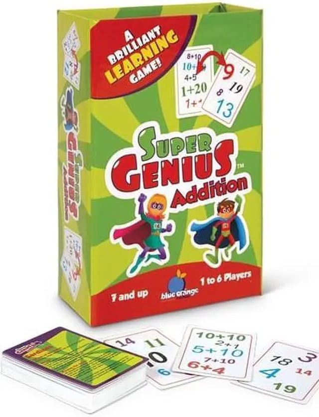Alt view image 9 of 15 - Super Genius - Addition - Card Game by Blue Orange Games (01301)