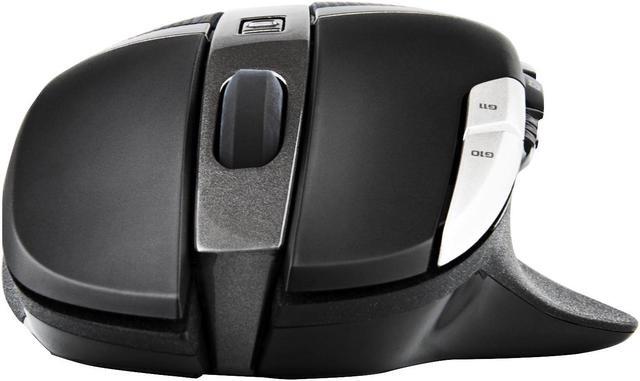 Alt view image 4 of 7 - Logitech G602 Wireless Gaming Mouse - Optical - Wireless - Radio Frequency - Black - USB 2.0 - 2500 dpi - Scroll Wheel - 11 Button(s) - Right-handed Only