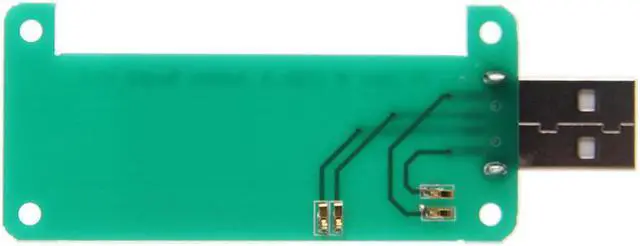 Alt view image 3 of 7 - Geekworm BadUSB USB-A Addon Board USB Connector V1.1 RPi0 to U Disk Expansion Board + Transparent Acrylic Case Kit for Raspberry Pi Zero/Zero W/Zero 2W