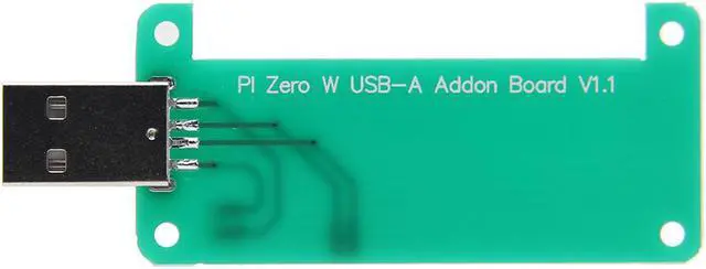 Alt view image 2 of 7 - Geekworm BadUSB USB-A Addon Board USB Connector V1.1 RPi0 to U Disk Expansion Board + Transparent Acrylic Case Kit for Raspberry Pi Zero/Zero W/Zero 2W