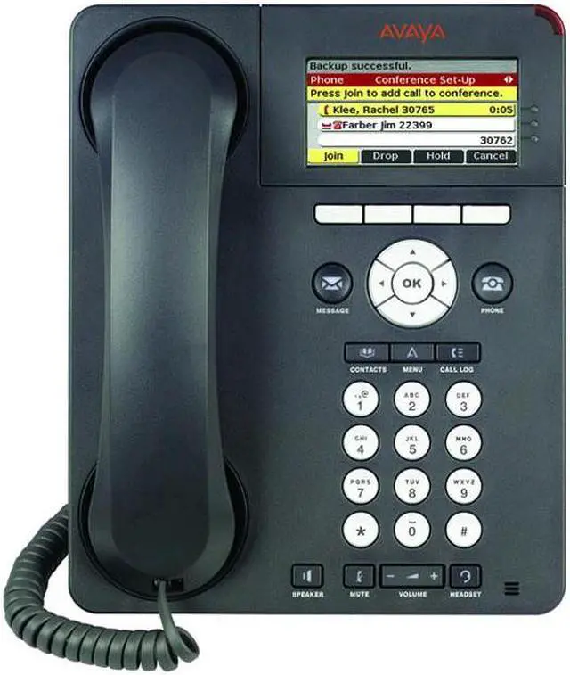 Alt view image 2 of 5 - Avaya 700461197 9620L VoIP IP Telephone - 3.5-inch LCD - Charcoal Grey