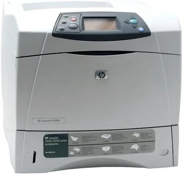 Alt view image 4 of 11 - HP Laserjet 4240n Workgroup Monochrome Laser Printer (Q7785A)