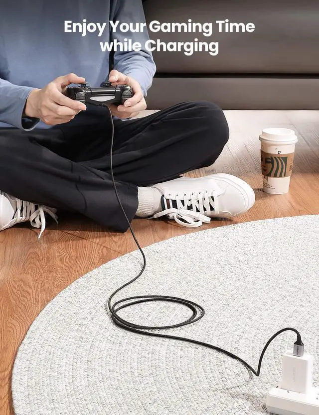 Alt view image 7 of 7 - UGREEN Mini USB Cable, 2 Pack (10 FT +10 FT) USB 2.0 Cable Nylon Braided USB Mini B Charging Cord Compatible with GoPro Hero 3+, PS3 Controller, Digital Camer, Dash Cam, MP3 Player, Garmin Nuvi GPS