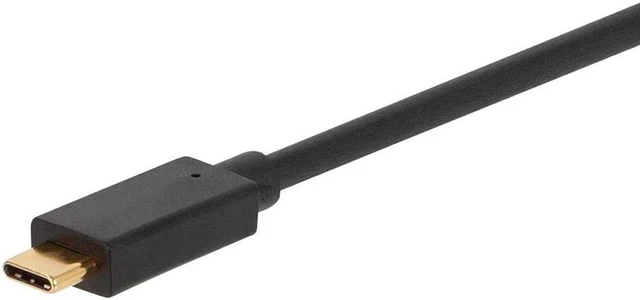 Alt view image 4 of 4 - Monoprice USB 3.0 Type-C to Type-B Cable - 6 Feet - Black, Compatible External Hard Drive, MacBook Pro, Docking Station - Select Series