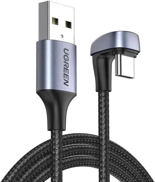 Main image of UGREEN USB C Cable U Shape 6.6ft 3A Type C Fast Charging Nylon Braided Cord Compatible with Samsung Galaxy S10 S10E S9 S8 Plus Note 10 9 8 LG V40 V30 V20 G7 G6 G5 Moto Z Z3 Z4 More USB-C Devices