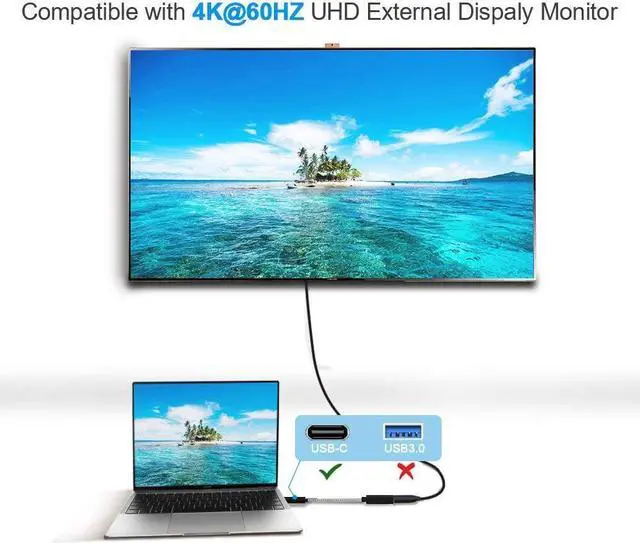 Alt view image 4 of 7 - CableCreation USB C Extension Cable (Gen 2/10Gbps), USB 3.1 Type C Male to Female Extension Cable 3.3ft, Support 4K Video Audio Transfer,Compatible with Macbook Pro, Samsung Note 8, 1M/Black and White