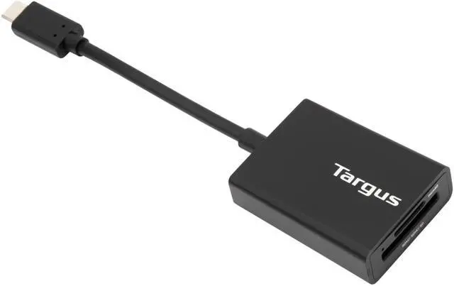 Alt view image 2 of 5 - Targus USB-C to Card Reader Adapter, Black (ACA931BT)