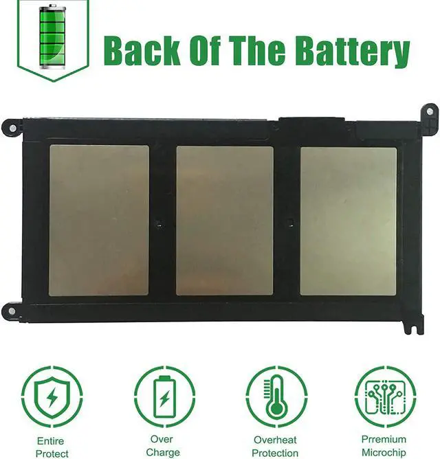 Alt view image 5 of 5 - JIAZIJIA YRDD6 VM732 Laptop Battery Replacement for Dell Inspiron 5488 5485 5593 5493 5585 5485 5493 5593 5584 5580 5590 Vostro 5481 5581 5490 5590 Series Notebook 0VM732 01VX1H 1VX1H 11.4V 42Wh