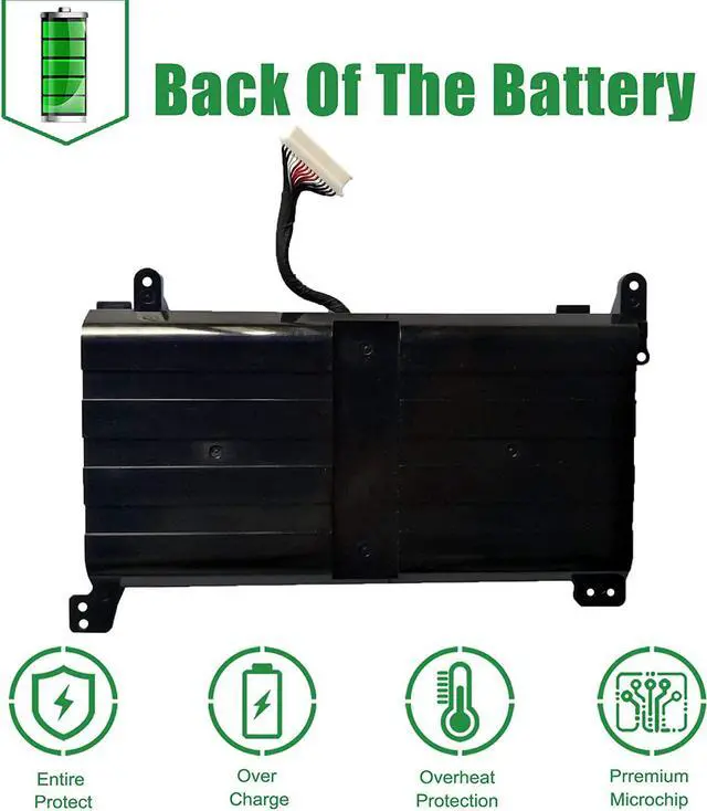 Alt view image 6 of 6 - FM08 922977-855 Laptop Battery Replacement for HP Omen 17-AN013TX 17-AN014TX 17-AN014NG Series Notebook 922753-421 HSTNN-LB8B 16-Pin Connector 14.4V 86Wh 5973mAh
