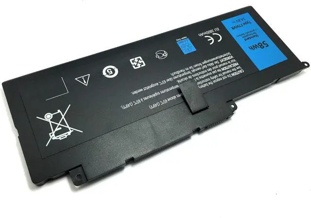 Alt view image 5 of 7 - F7HVR 14.8V 58Wh New Laptop Battery for Dell Inspiron 15 7537 Insprion 17 7737 G4YJM 062VNH T2T3J